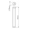 Светильник LGD-Path-Round90-H650B-7W Warm White (Arlight, IP54 Металл, 3 года)