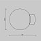 Настенный светильник (бра) Базовая форма / Basic form E14х1