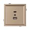 Механизм USB розетки SCT-TENDO-MUAC-PL-GD (5V, 3A, QC3) (Arlight, Песочный)
