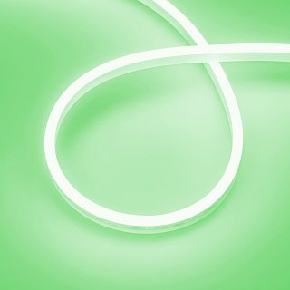 Лента герметичная AURORA-PS-A120-12x6mm 24V Green (10 W/m, IP65, 2835, 5m) (Arlight, Силикон, 2 года)