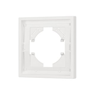 Рамка пластиковая FRM-TENDO-SFPL-1-WH (Arlight, Матовый белый)