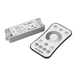 Диммер SMART-DIM-SET-RING (12-24V, 1x8A, ПДУ 2.4G) (Arlight, IP20 Пластик, 5 лет)