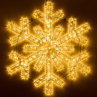 Фигура светодиодная ARD-SNOWFLAKE-M11-1250x1200-604LED Warm (230V, 36.5W) (Ardecoled, IP65, 1 год)