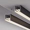 Профиль с экраном SL-LINE-7477-2500 BLACK+OPAL (Arlight, Алюминий)