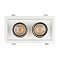 Светильник LTD-PULL-S110x210-2x10W Warm3000 (WH, 24 deg, 230V) (Arlight, IP20 Металл, 5 лет)