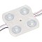 Модуль герметичный CRAFT-2835-4-12V Warm 170deg (45x43mm, 1.6W, IP65) (Arlight, Закрытый)