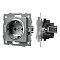 Механизм электрической розетки SCT-MEU1-PL-GR-V (250V, 16A) (Arlight, -)
