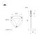 Светильник LGD-GUIDE-BOLL-H1000-20W Warm3500-MIX (GR, 280 deg, 230V) (Arlight, IP65 Металл, 5 лет)