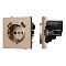 Механизм розетки с USB зарядкой SCT-TENDO-MUAA-PL-GD (230V, 16A) (Arlight, Песочный)