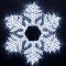 Фигура светодиодная ARD-SNOWFLAKE-M10-1000x900-504LED White (230V, 31W) (Ardecoled, IP65, 1 год)