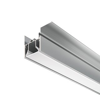 Алюминиевый профиль для натяжного потолка 35x52 (Серебро, 2 м), ALM012S-2M