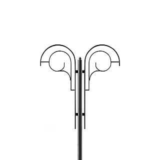 Кронштейн OXOR-SB2-2 BLACK  (Arlight, Сталь)