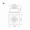 Светильник CL-KARDAN-S152x152-25W White6000 (BK-BK, 30 deg) (Arlight, IP20 Металл, 3 года)