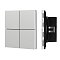INTELLIGENT ARLIGHT Кнопочная панель KNX-304-23-IN Silver (BUS, Frameless) (IARL, IP20 Металл, 2 года)