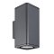 Светильник LGD-EVO-WALL-TWIN-S100x100-2x12W Day4000 (GR, 44 deg, 230V) (Arlight, IP54 Металл, 3 года)
