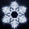 Фигура светодиодная ARD-SNOWFLAKE-M10-1000x900-504LED White (230V, 31W) (Ardecoled, IP65, 1 год)