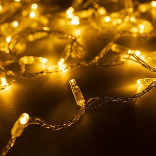 Светодиодная гирлянда ARD-STRING-CLASSIC-10000-CLEAR-100LED-FLASH Warm/Warm (230V, 7W) (Ardecoled, IP65, 1 год)