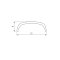 Экран ARH-BENT-W18-2000 Opal (Arlight, Пластик)