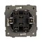 Механизм выключателя двухклавишный проходной SWT-TENDO-MKP2-SFPL-GD (230V, 10A) (Arlight, Матовый песочный)
