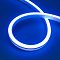 Лента герметичная MOONLIGHT-SIDE-A140-12x17mm 24V Blue (8 W/m, IP67, 5m, wire x2) (Arlight, Вывод боковой, 3 года)