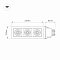 Светильник CL-KARDAN-S260x102-3x9W Day (WH, 38 deg) (Arlight, IP20 Металл, 3 года)