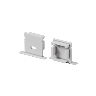Комплект заглушек (для профиля 27x20) 2 шт., ALM-2720-EC 642070