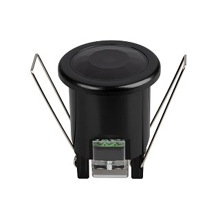 Датчик движения NAVE-PIR-BUILT-R50-400W-BK (230V, 1.7A, MINI, IP20) (Arlight, Пластик, 5 лет)