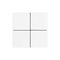 INTELLIGENT ARLIGHT Кнопочная панель KNX-304-23-IN White (BUS, Frameless) (IARL, IP20 Металл, 2 года)