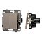 Механизм выключателя двухклавишный проходной SWT-MKP2-PL-GD-V (250V, 10A) (Arlight, -)