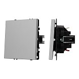Механизм выключателя одноклавишный проходной SWT-NOBE-MKP1-SFPL-IS (230V, 10A) (Arlight, Никель)