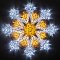 Фигура светодиодная ARD-SNOWFLAKE-M12-900x900-576LED White/Warm (230V, 36W) (Ardecoled, IP65, 1 год)