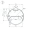 Профиль с экраном SL-ROUND-D40-2500 ANOD+OPAL (Arlight, Алюминий)
