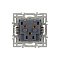 Механизм электрической розетки SCT-MEU1-PL-BK (250V, 16A) (Arlight, -)