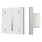 Панель SMART-P36-DIM-IN White (230V, 1.2A, TRIAC, Sens, 2.4G) (Arlight, IP20 Пластик, 5 лет)