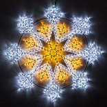 Фигура светодиодная ARD-SNOWFLAKE-M12-900x900-576LED White/Warm (230V, 36W) (Ardecoled, IP65, 1 год)