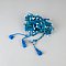 Светодиодная гирлянда ARD-STRING-CLASSIC-10000-BLUE-100LED-MILK-FLASH Blue (230V, 7W) (Ardecoled, IP65, 1 год)