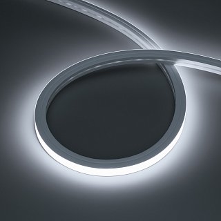 Лента герметичная HORIZON-3D-А120-12x12mm 24V White6000 (12 W/m, IP67, 5m, wire x1) (Arlight, Вывод боковой, 5 лет)