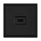 Механизм HDMI розетки SCT-NOBE-MHD1-SFPL-BK (Arlight, Черный оникс)