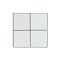 INTELLIGENT ARLIGHT Кнопочная панель KNX-304-23-IN White (BUS, Frame) (IARL, IP20 Металл, 2 года)