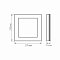 Панель IM-300x300A-12W Warm White (Arlight, IP40 Металл, 3 года)