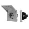 Механизм розетки влагозащищённый SCT-NOBE-MCP-SFPL-IS (230V, 16A) (Arlight, Никель)