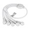 Коннектор питания ARD-CLASSIC-SYNC-RGB White (230V, 5 ports) (Ardecoled, Закрытый)