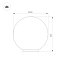 Светильник KT-GLOBE-R300-10W Warm3000 (DG, 275 deg, 24V) (Arlight, IP65 Металл, 3 года)