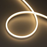 Лента герметичная HALO-SIDE-A160-06x13mm 24V Warm3000 (10 W/m, IP67, 5m, wire x1) (Arlight, Силикон, 3 года)