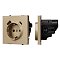 Механизм розетки с USB зарядкой SCT-NOBE-MUAC-SFPL-GD (230V, 16A) (Arlight, Золотой песок)