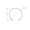 Экран SL-ROUND-D120-2000 OPAL (Arlight, Пластик)