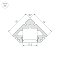 Профиль PDS45-T-2000 ANOD Black RAL9005 (Arlight, Алюминий)