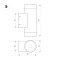 Светильник LGD-RAY-WALL-TWIN-R65-2x9W Warm3000 (GR, 23 deg, 230V) (Arlight, IP65 Металл, 3 года)