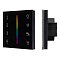 Панель Sens SMART-P30-RGBW Black (230V, 4 зоны, 2.4G) (Arlight, IP20 Пластик, 5 лет)