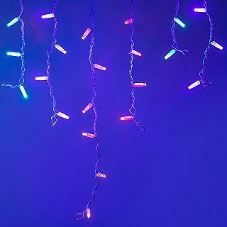 Светодиодная гирлянда ARD-EDGE-CLASSIC-2400x600-WHITE-88LED-LIVE RGB (230V, 6W) (Ardecoled, IP65, 1 год)